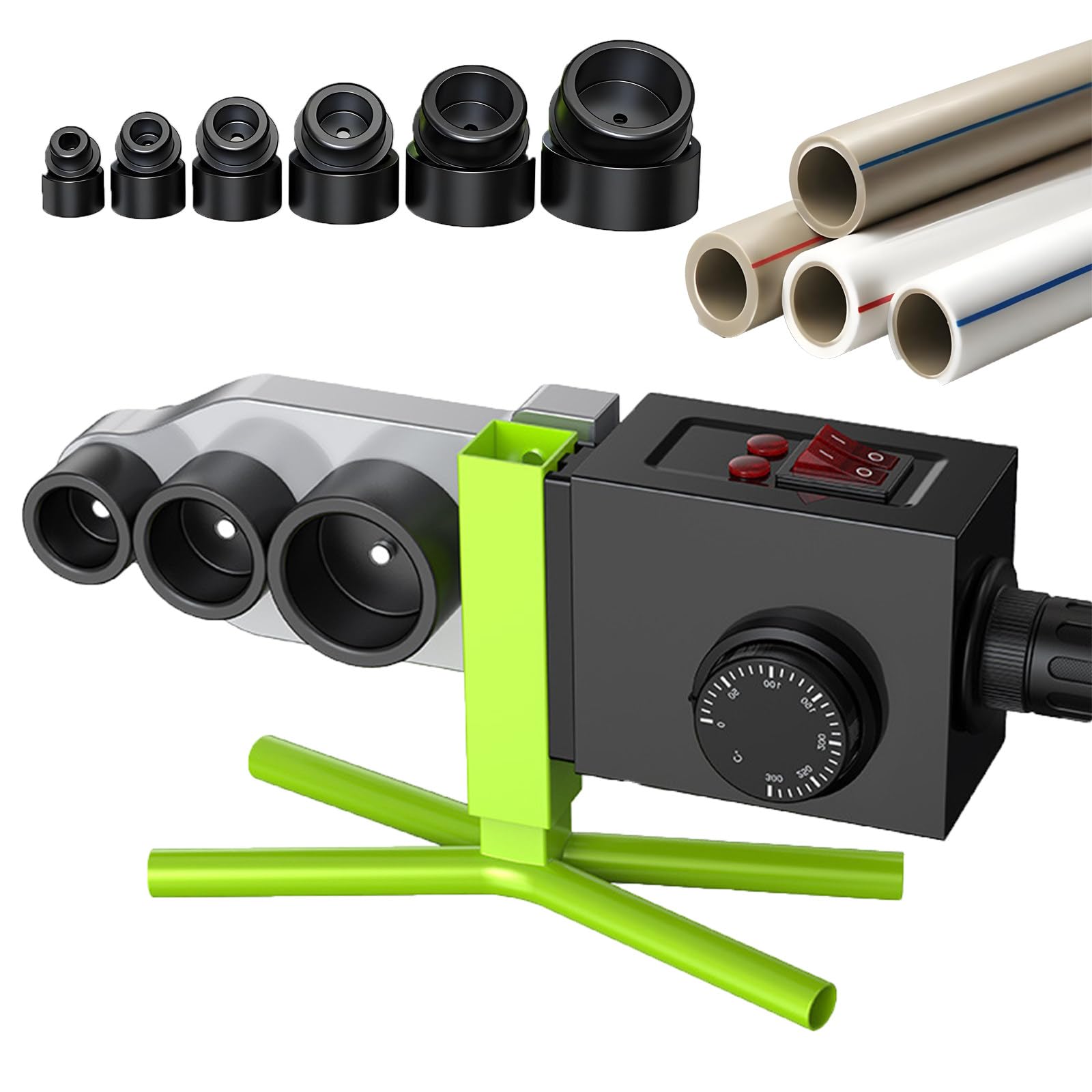 Tube Heating Hot Melt Tool,PPR PEX Pipe Welder Kit for Water Line Remodel