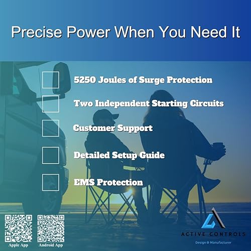 Miniatura 6 de ActiveStart SoftStart - Aire acondicionado Plug and Play de 50 amperios para autocaravanas de arranque suave en autocaravanas. Funciona hasta 4 AC