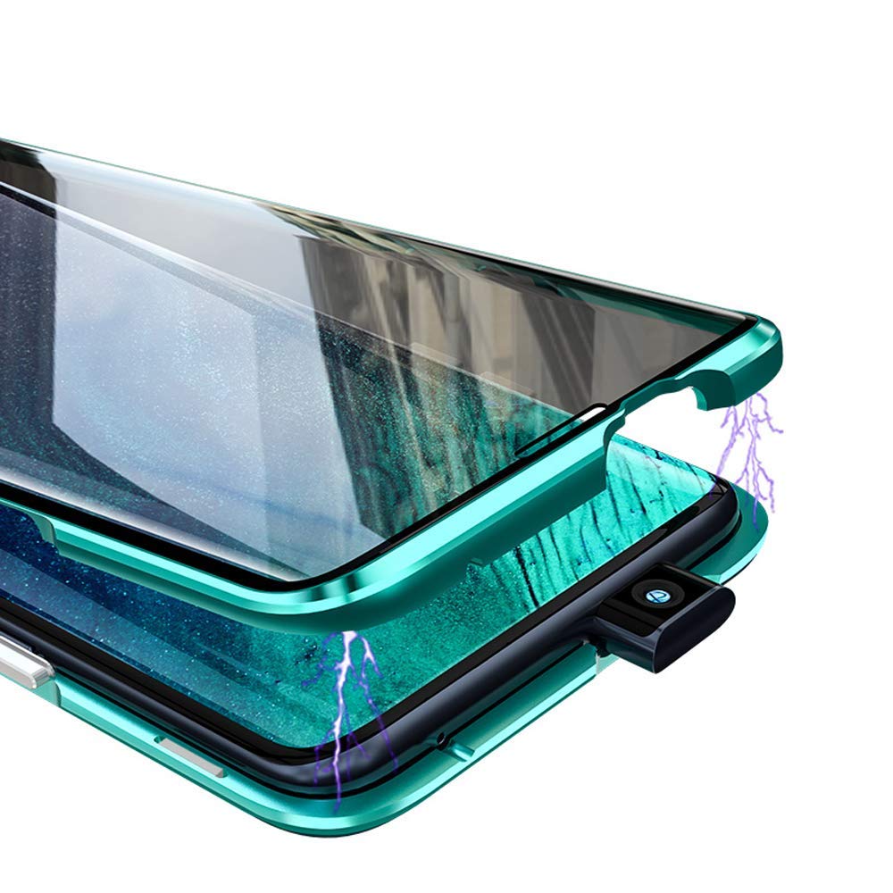 LXHGrwoH Custodia 360° Per Xiaomi Mi 9T / 9T Pro - TPU Morbido Antiurto Con Supporto E Piastra Magnetica