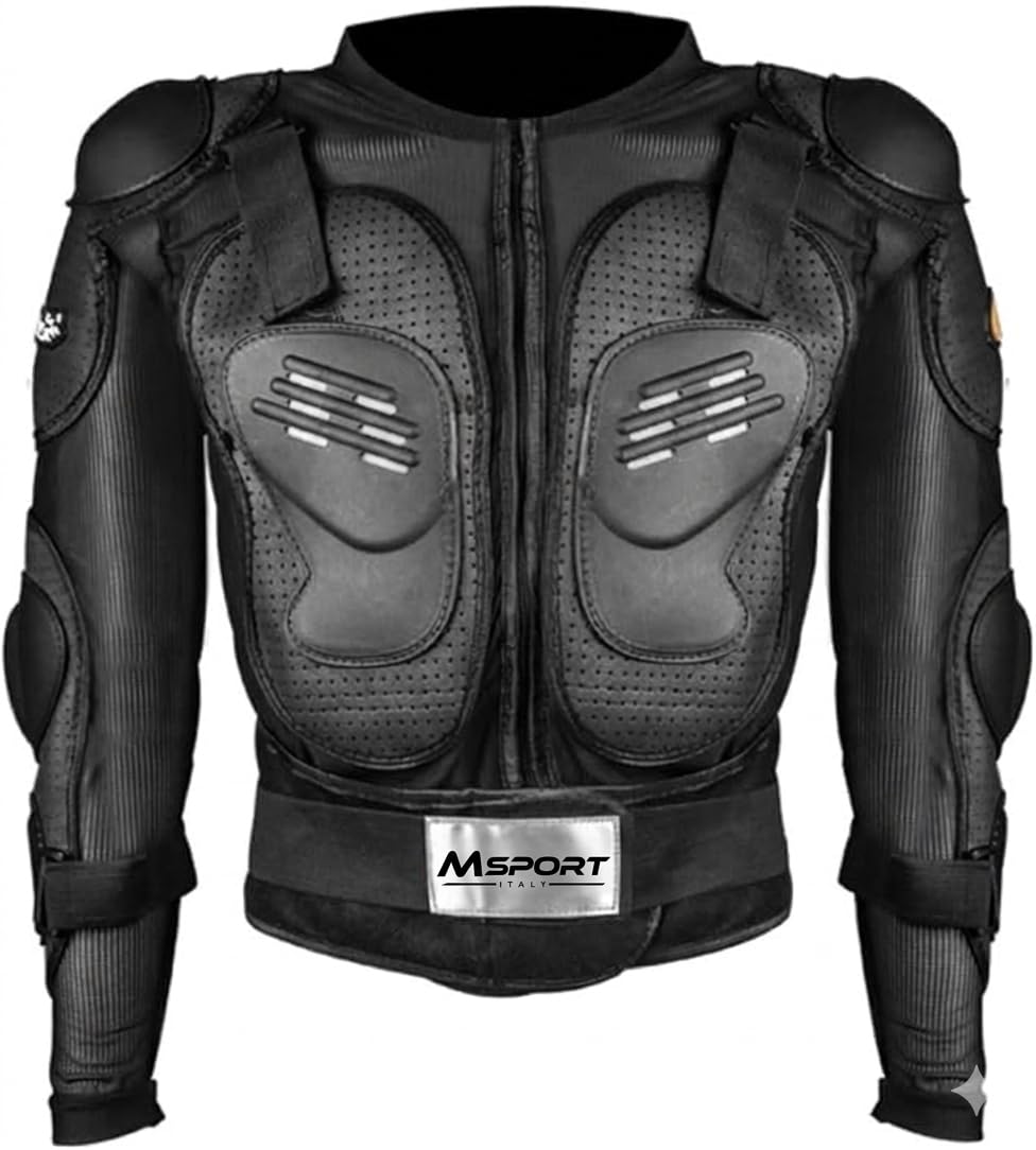 Veste De Protection Moto Gute – Armure Intégrale – Noir – Taille XXL – Neuf