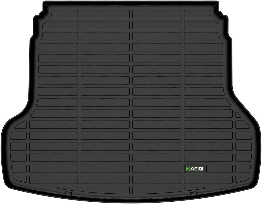 HAFIDI® Cargo Liner Fit for 2019-2024 Kia Forte丨S丨EX丨FE丨LX丨LXS丨GT丨GT-Line丨All Weather TPE Automotive Trunk Mat Custom Accessories - Black