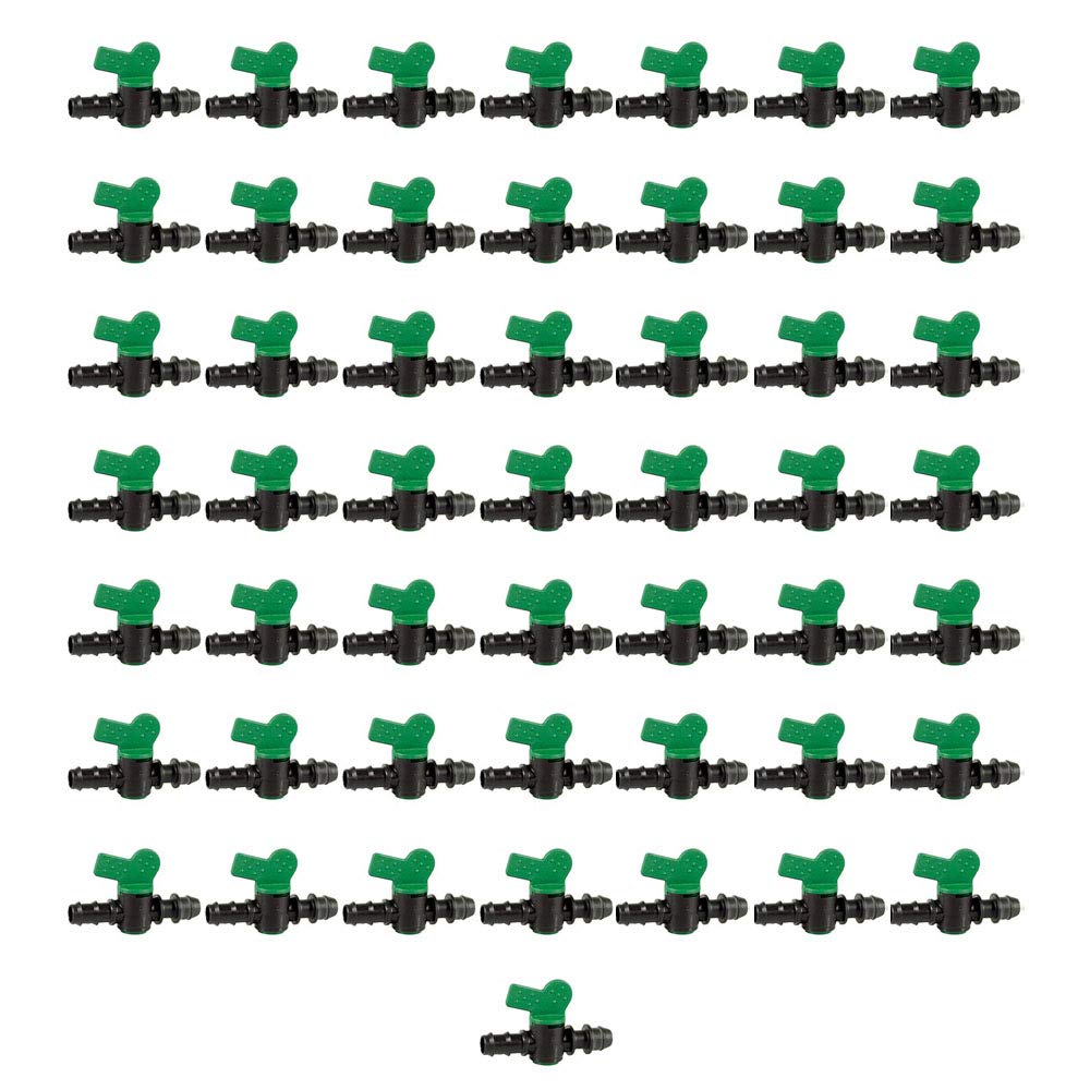 Gomiti Per Irrigazione A Goccia Da 20 Mm, Angolo 90° - Set Da 50 Pezzi Per Tubi Da Giardino E Sistemi A Goccia