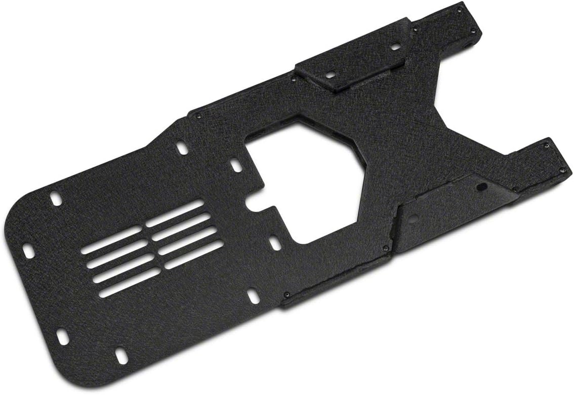 Barricade HD Tire Carrier Bracket for OEM Spare Mount | Reinforced Tailgate Support | 5mm Carbon Steel Construction with Textured Black Powder Coat | Compatible with 2007–2018 Jeep Wrangler JK