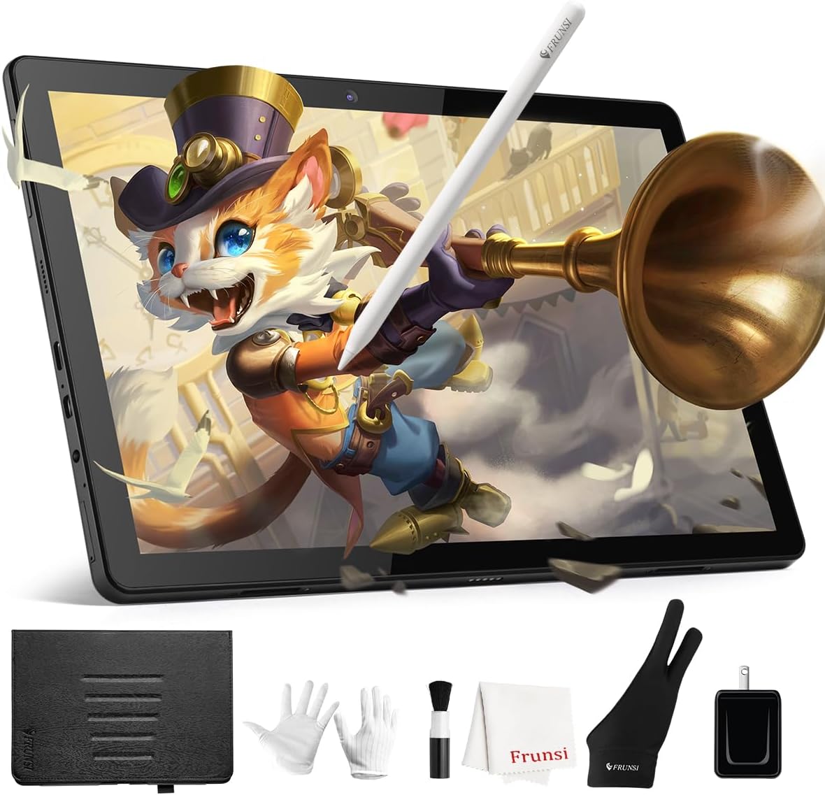 RubensTab T11 Pro standalone Drawing Tablet | No Computer Needed,10.1 inch FHD Display,Octa-Core CPU,Pre-Installed Drawing Apps, Tutorials for Beginners, Artists, Students