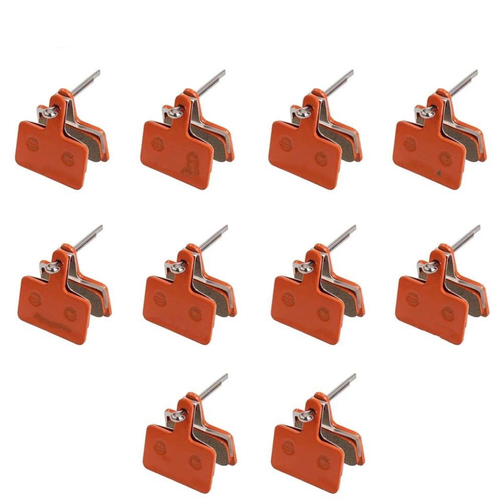 Disco Pastillas De Freno Pastillas De Freno para Patinete Eléctrico para KuKirin G2 para Master/G4 para Smart para KUGOO para Kirin G3 Pro Pastilla Disco(Naranja,10 Pairs)