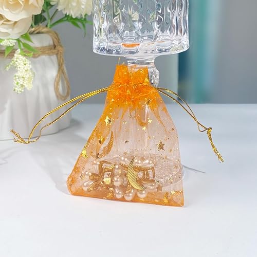 Miniatura 2 de ELOOF Bolsas de regalo de dulces, bolsas de regalo, joyería de fiesta, bolsas de malla para regalos, bolsas de malla pequeñas con cordón de organza