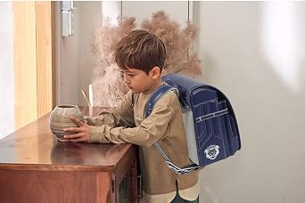 Randoseru Ransel backpack automatic Japanese school bag boys girls leather light weight Rain Cover