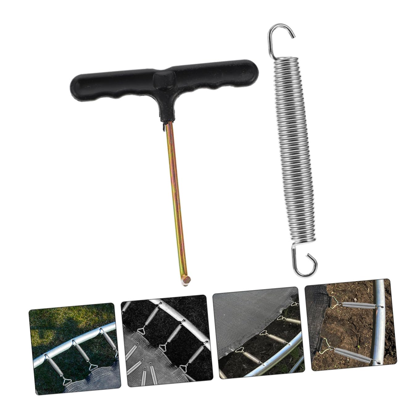 WOONEKY Zugfedern Für Trampolin Aus Verzinktem Stahl Ersatz Federn Für Outdoor Trampolin Metallfedern Zugfedern Für Verschleißfeste Federn