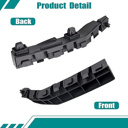 Miniatura 3 de SecosAutoparts Parachoques delantero apto para Honda Accord 2008 2009 2010 2011 2012, 1 par soporte de montaje de parachoques delantero