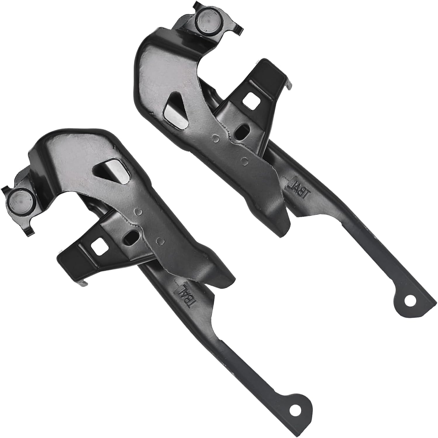 munirater 2PCS Hood Hinge Set Black Steel Replacement for 2016-2021 Civic 60120TBAA00ZZ 60170TBAA00ZZ HO1236143 HO1236144