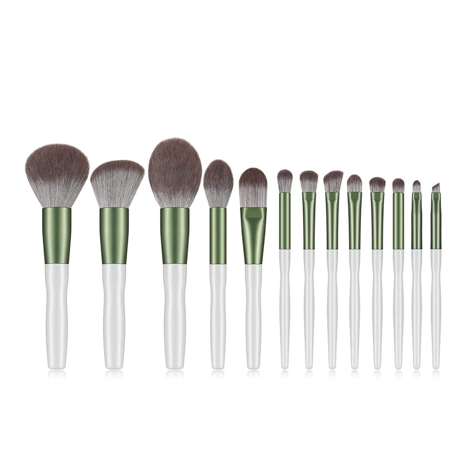 13 PCS Mango de Madera Cepillos de Maquillaje Conjunto de la Serie de Amor Summer Fiber Fiber Cosméticos Cosméticos Beauty Tools Kit (Handle Color : Noir)
