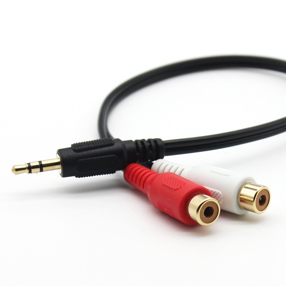 Amazon.co.jp: RCAステレオオーディオビデオオスAUXケーブルへの3.5 mm