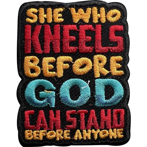 Zolawe She Who Kneels Before God Patch, Sew On Iron On