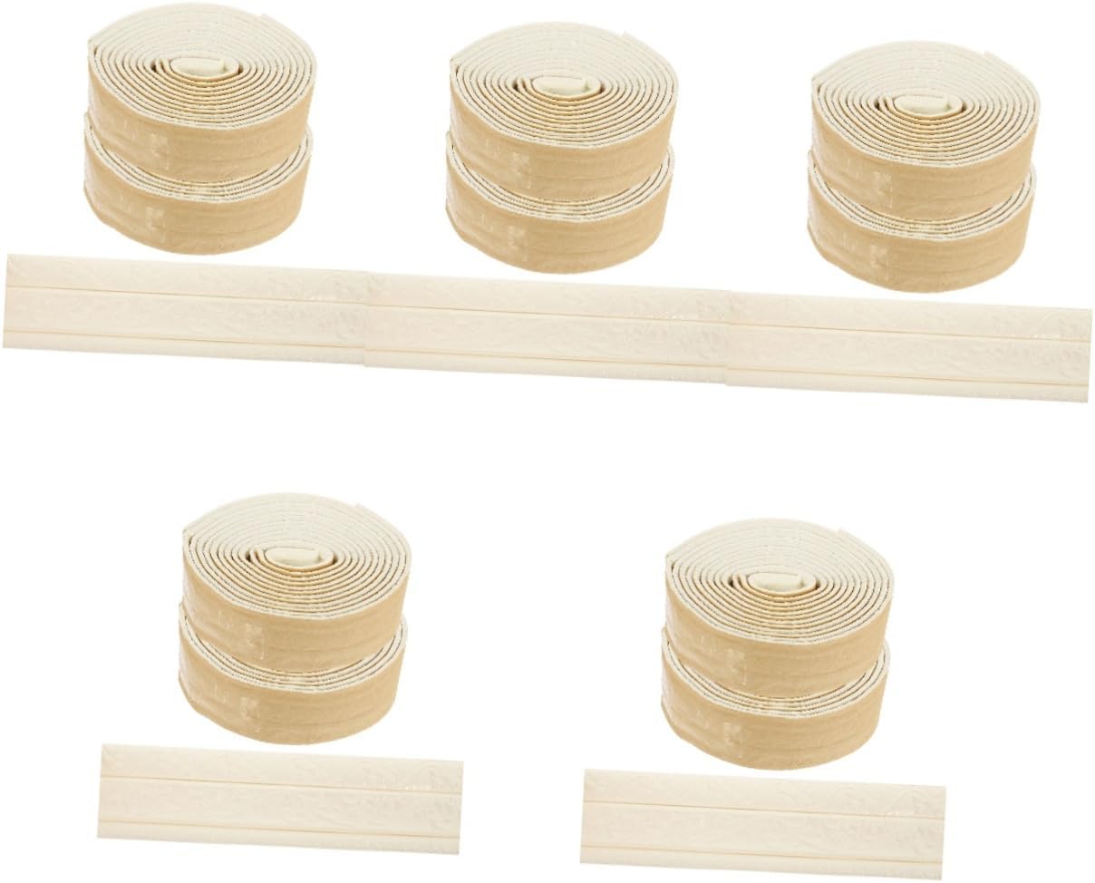 Mipcase 10pcs Self-Adhesive Wall Corner Trim Foam Molding for Decorative Edges Easy Peel and Stick Application for Tile Ceiling and Cabinet Edges