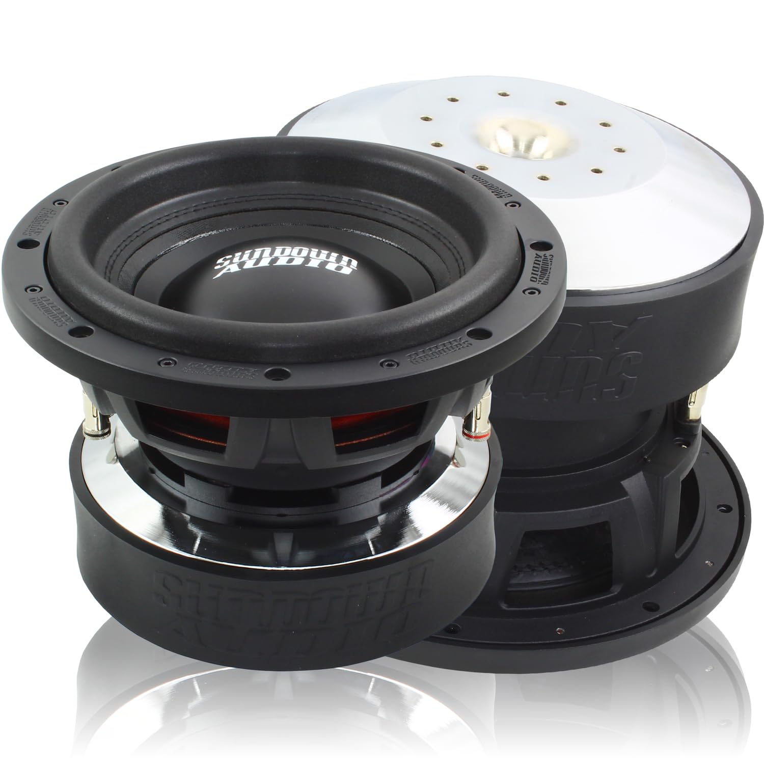 U-Series v.1 10" Subwoofer (D4) - 1500W RMS, Dual 4-Ohm, 30mm Xmax, 3" CCAW Voice Coil, Optimized for Small Ported Enclosures