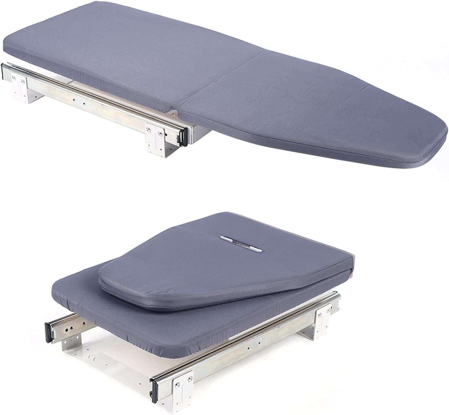 Extendable Ironing Board, Foldable Ironing Board, 180° Swivel Pull Out Ironing Board, Space-saving, for Drawer Wardrobe Ironing Board, 80x29.5x12cm