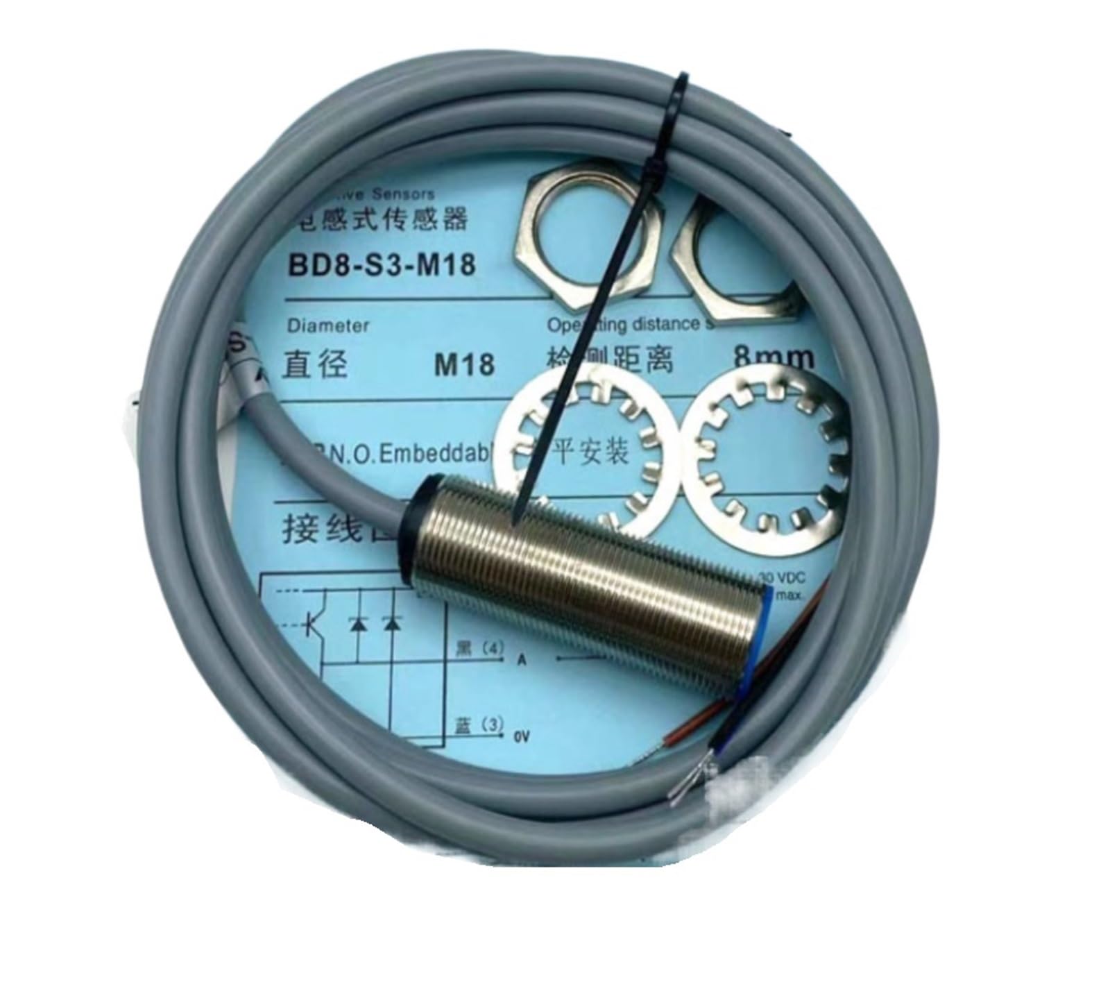 YWZVBSDCS BD8-S3-M18 proximity switch sensor
