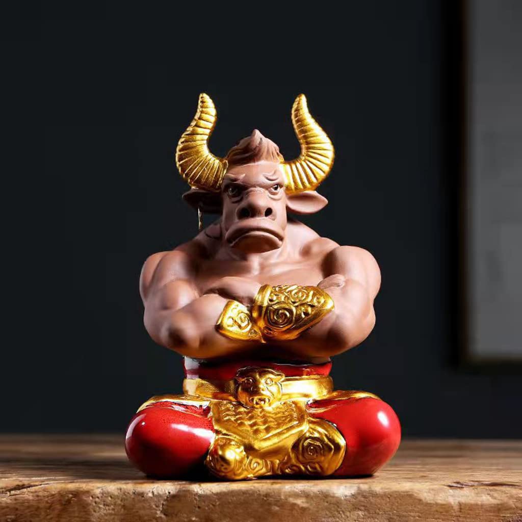 Amazon.co.jp: 牛魔王 きゅうまおう 勢が強い 悪魔 妖怪 西遊記 置物