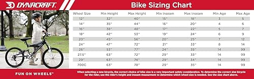 Miniatura 9 de Dynacraft Invader 16-Inch Kids BMX Bike for Ages 57 Years, Beginner Bicycle with Coaster Brake and Training Wheels, Blue and Red