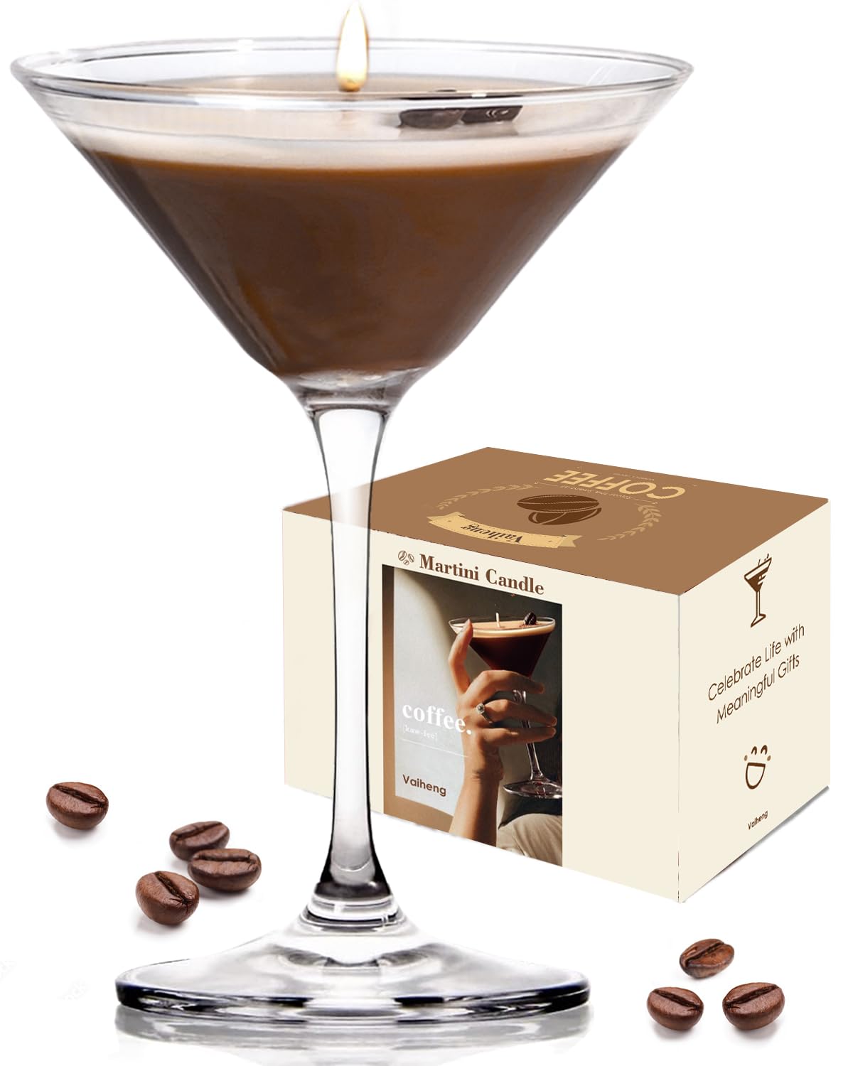 Martini Coffee Candles Gifts for Women, Scented Candles Unique Gifts for Women,Funny Cute Cool Cereal Soy Wax Candles for Home, Bedroom,Coffee Bar Scented for Christmas, Birthday,Halloween-image-7