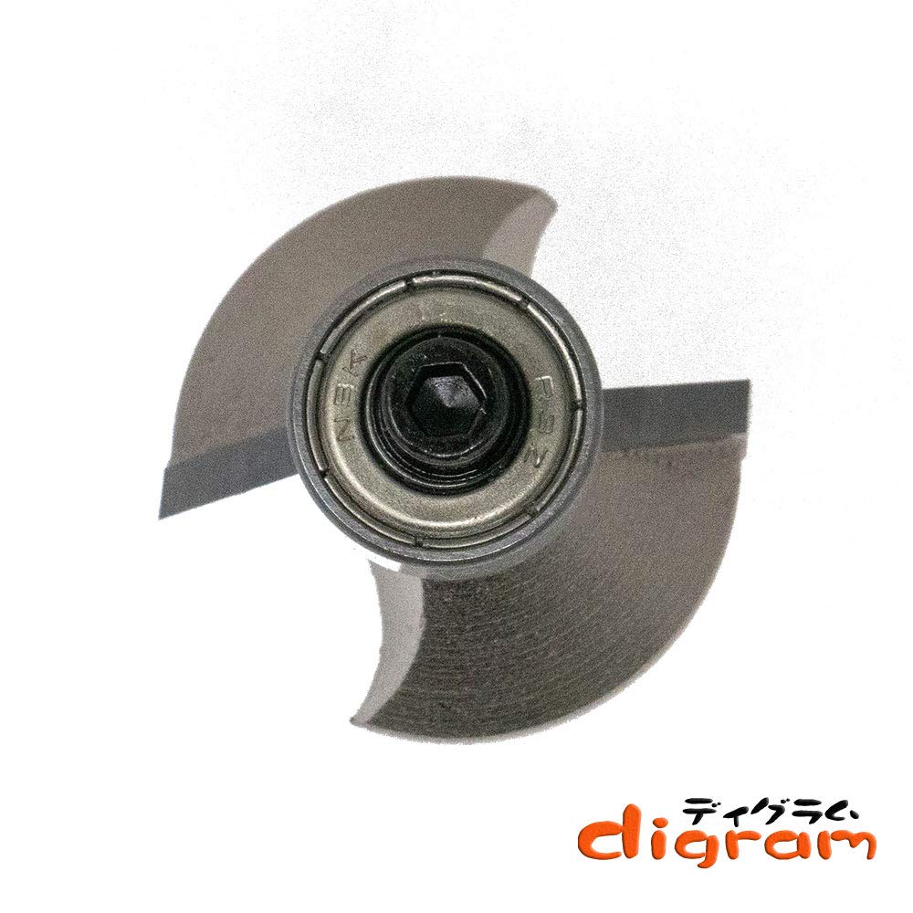 カランビット　45 Spetool 45 Deg Carbide V-Groove Tiain Coated 1/4 Dia Chamfer