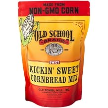 Old School BrandTM Kickin' Sweet Cornbread Mix, 12 ounces | Spicy & Sweet Southern Cornbread