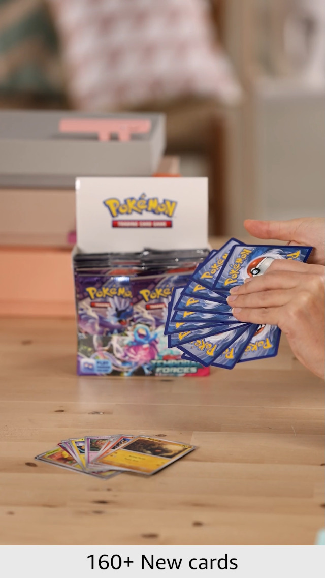 Amazon.com: Pokemon TCG: Scarlet and Violet: Temporal Forces: Booster  Display Box