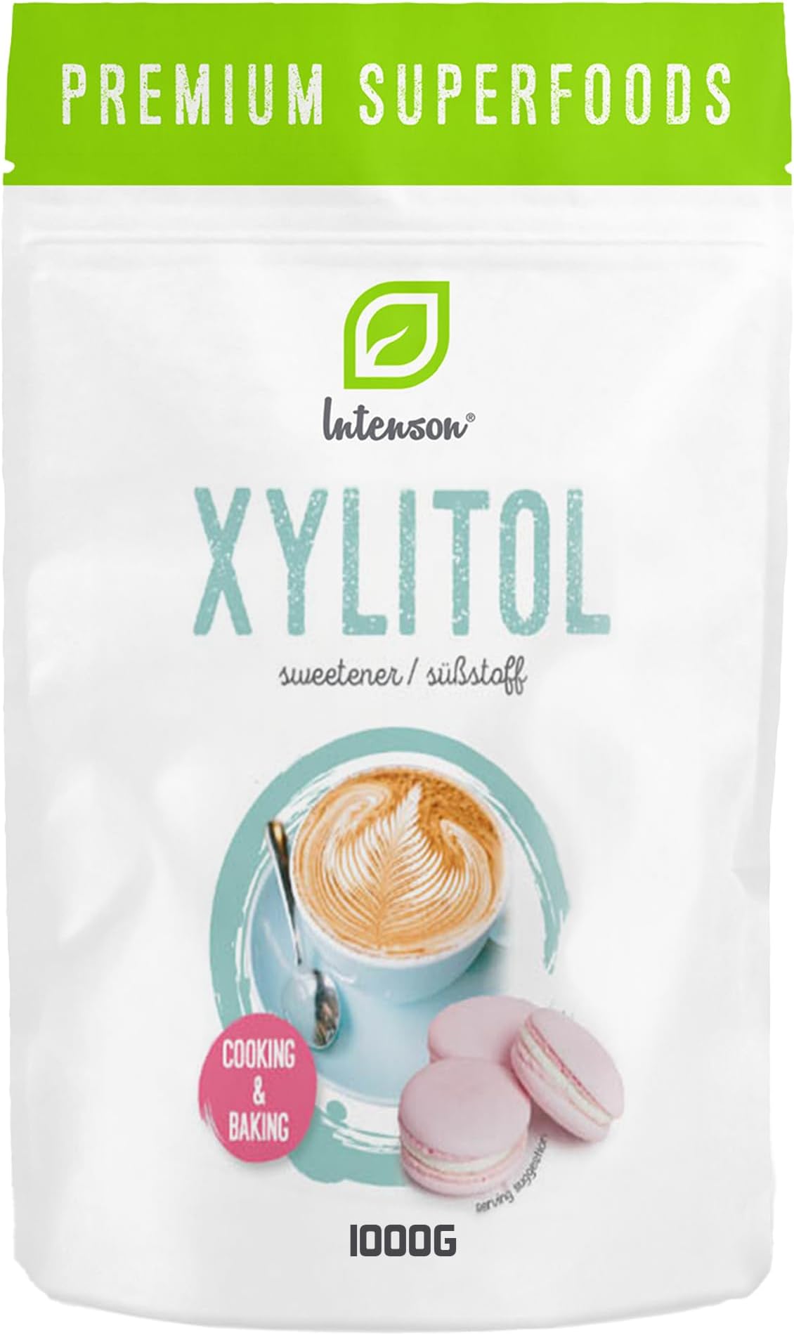Xylitol 1 kg | 100% Natural Sugar Substitute | Plant-Based Sweetener | Low Glycemic Index | Low Calorie