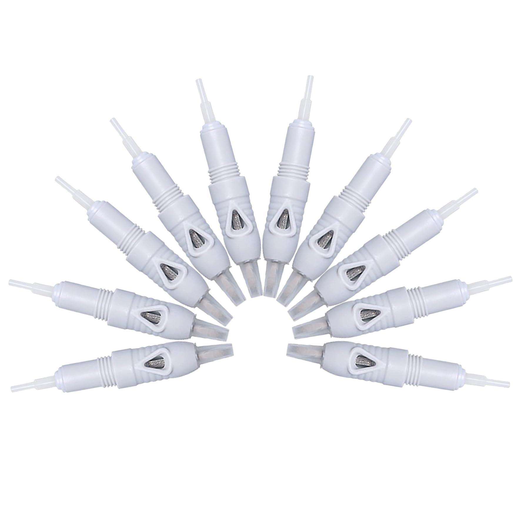 AJICA PMU Permanent Micro-blading Semi-Permanent Makeup 1P I 3P | 5P | 7 P | 3F | 5F | 7F Needles Eyebrow Tattoo Permanent Makeup Pen Needle Cartridge for Eyeliner Pack of 15 (1 Prong Needle)-picture-34