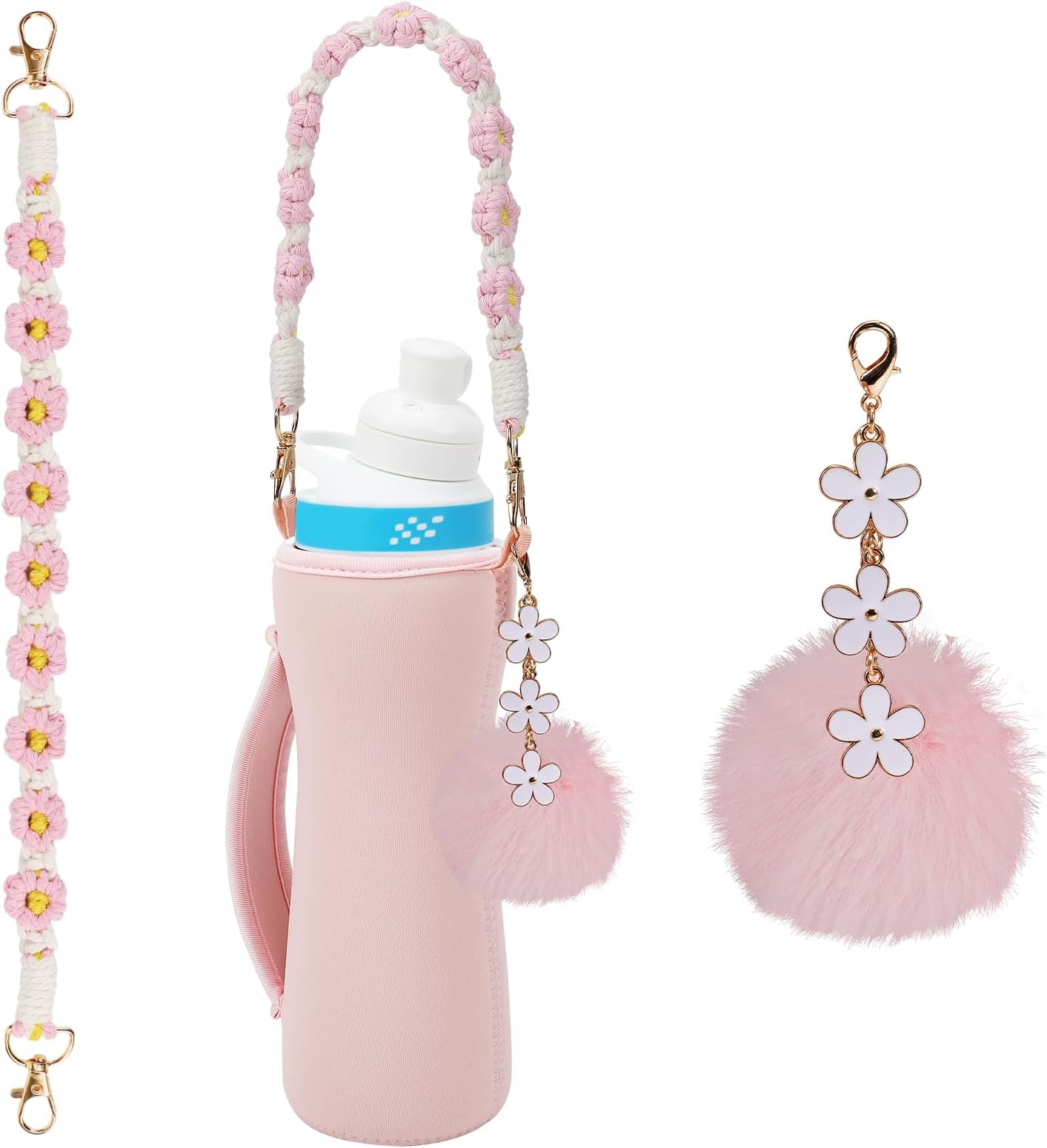 Upgrade Your Hydration Experience with Cirkul Accessories: Sleek Cirkul Water Bottle Sleeve, Stylish Cirkul Charms, Durable Straps, Handy Bottle Handle & More