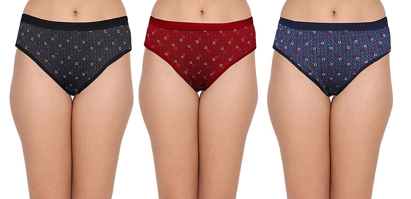elina Women's Hosiery Panty (Multi Color-Diya) Setof3-picture-50