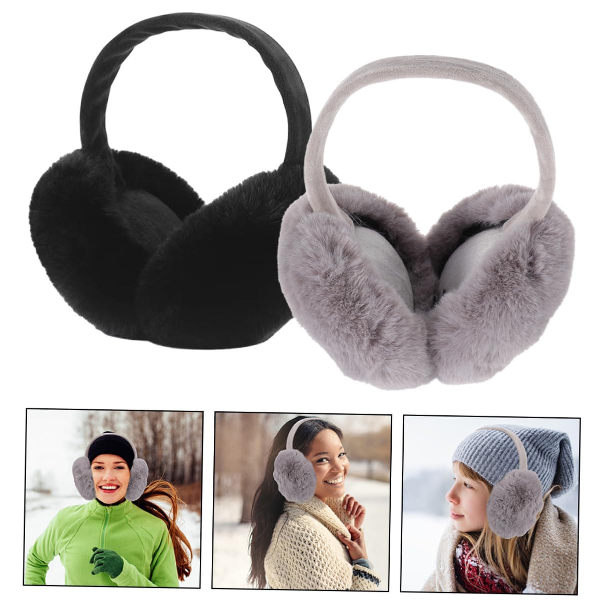 Homoyoyo Orejeras De Invierno Ear Muffs Calentador De Orejas Hombres Felpa Lana Mujer Orejeras Hombre Manguito De Oreja Calentador De Oídos Hermosa Orejera De Invierno