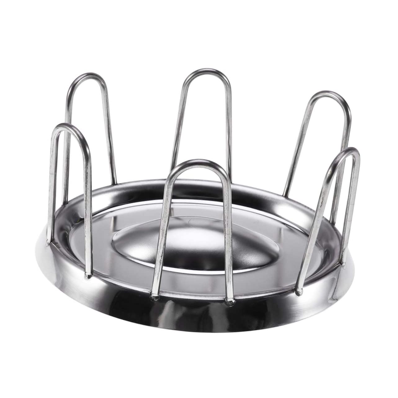 Ciotola per Cibo per Tartarughe in Acciaio Inox Mangiatoia per Rettili Ciotola per Tartarughe Forma Rotonda Accessori per Animali Domestici