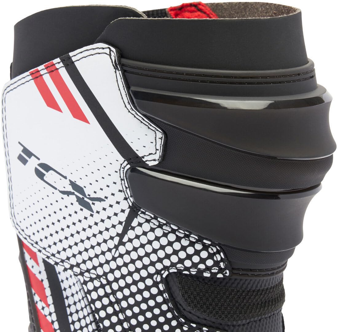 TCX S-tr1 Air Racing Boots, Stivale da Moto Uomo, con Tomaia in Microfibra Perforata al Laser, Chiusura con Zip Elastica Laterale e Velcro