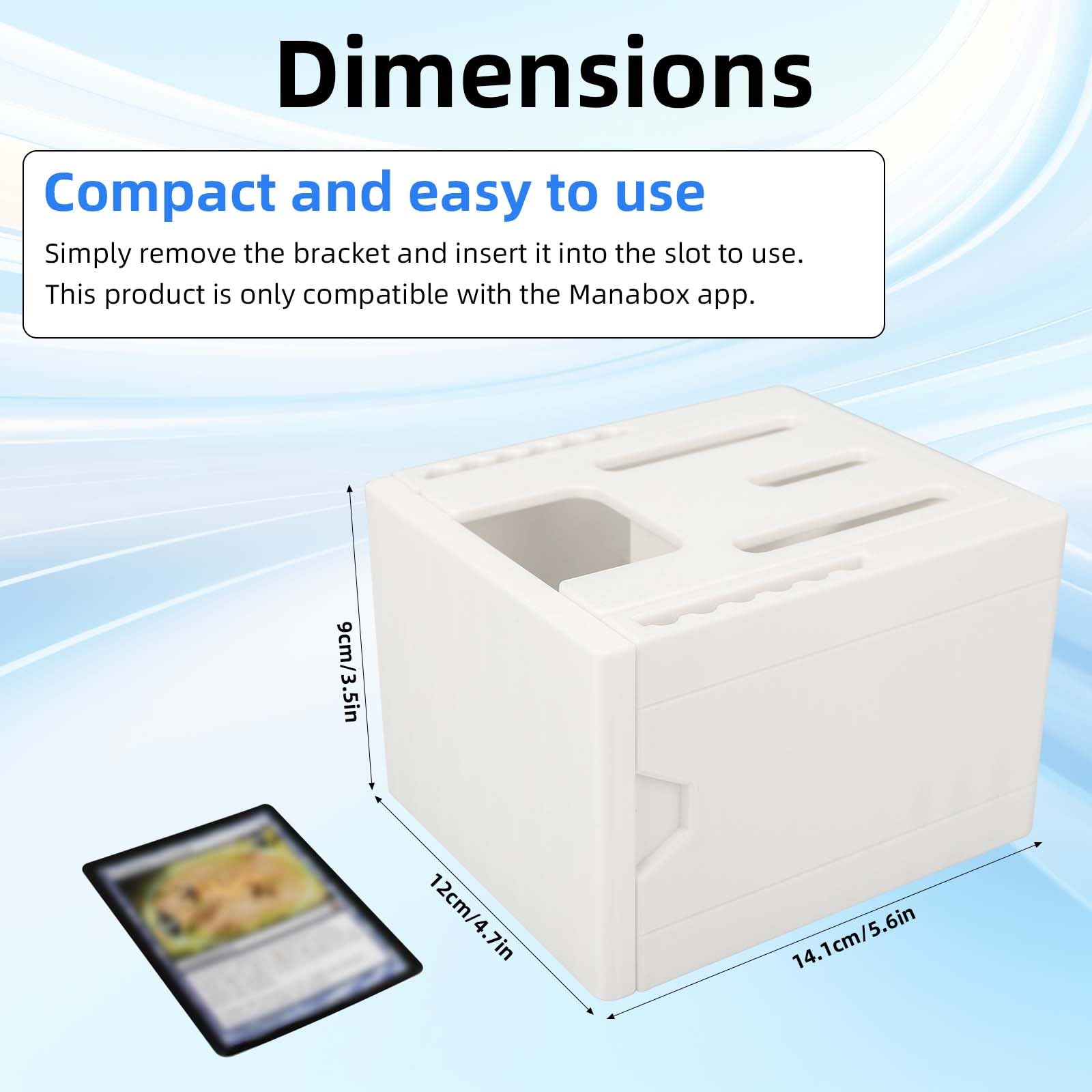 TCG Card Scanner Phone Stand, Trading Card Quick Scanner Works with ManaBox App Compatible with Standard Size Trading Cards - Image 2