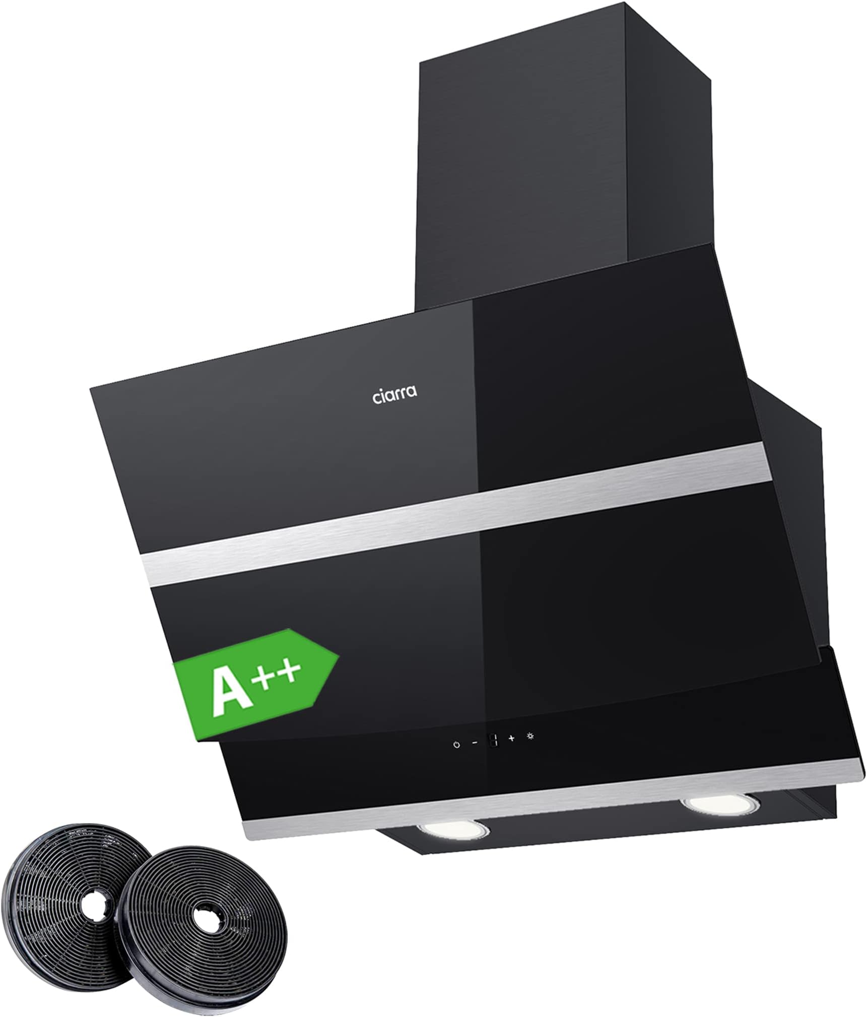 KKT KOLBE A Dunstabzugshaube 90 cm 782 cbm/h Kopffreie Wandhaube ...