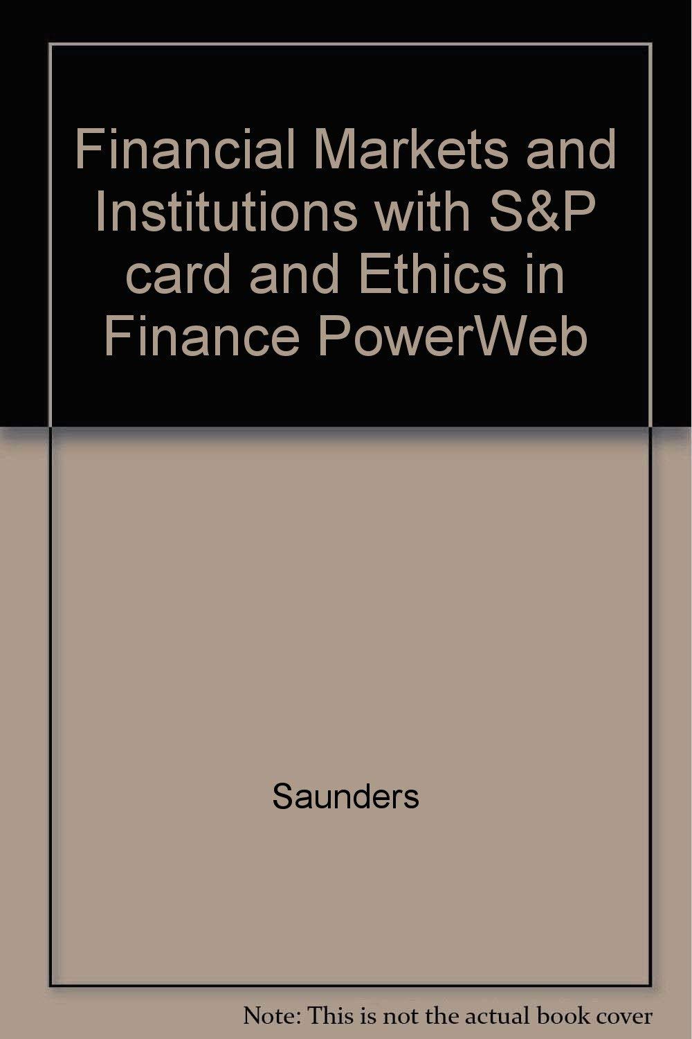 ISE MP FINANCIAL MARKETS & INSTITUTIONS W/PW&S&P BIND-IN CARD