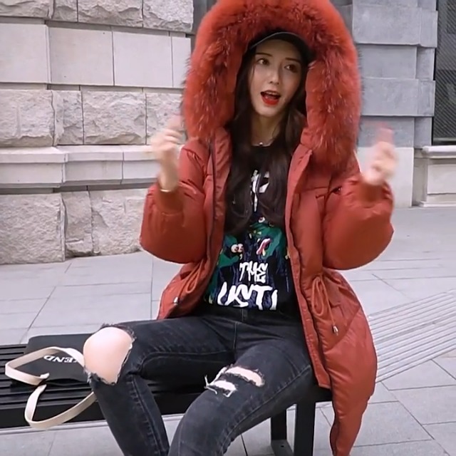 Damen Wintermantel Mit Pelzkragen - Elegante Steppjacke Für Kalte Tage