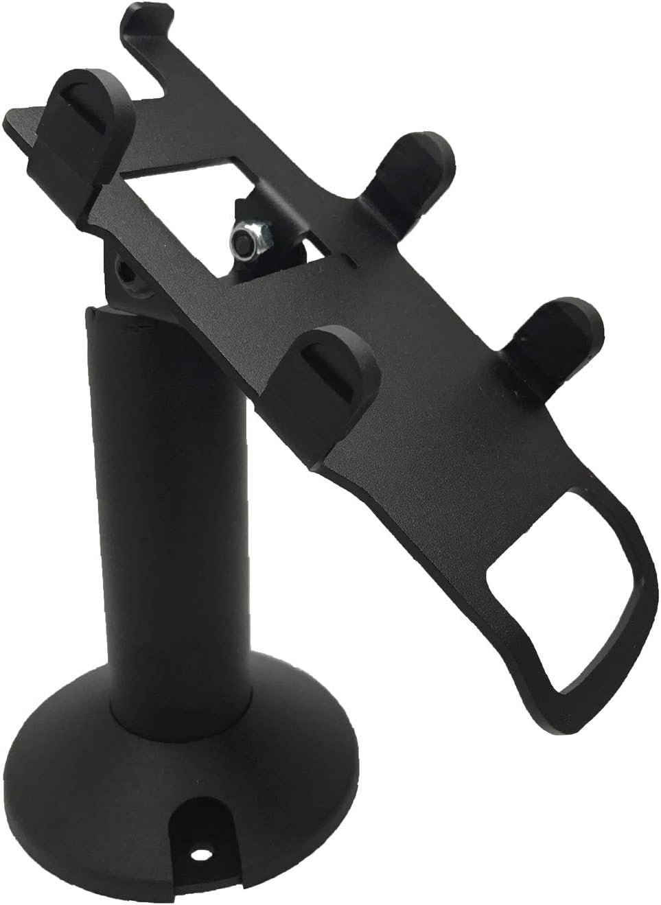 DCCStands Verifone Vx805 7" Swivel and Tilt Terminal Stand, Screw-in and Adhesive, Black