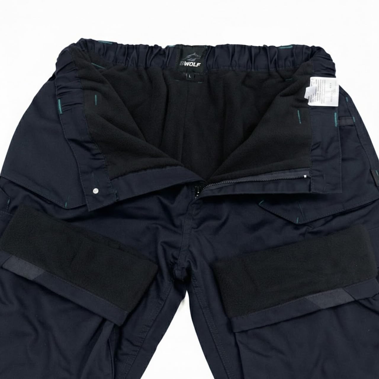 BWOLF Drift Ice - Pantalones de trabajo para hombre, impermeables, resistentes al frío y al viento, con elementos reflectantes
