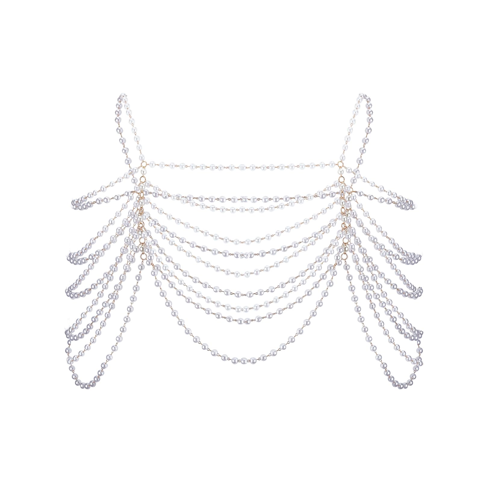 Parelschouderketting