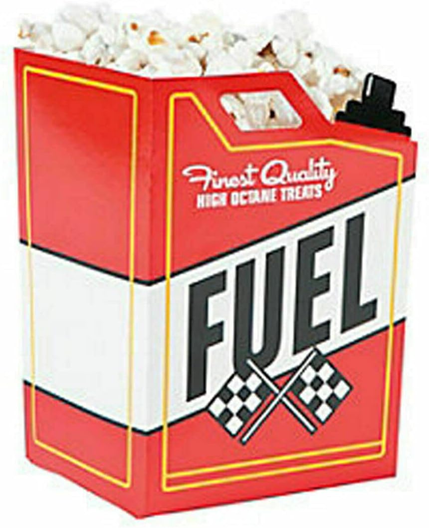 Fun Express Race Car Fuel Can Popcorn Treat Boxes – Perfect for Racing - Themed Birthday - Parties Fun Popcorn Containers for Kids Ideal for Party Favors and Goodie Bags – 24 Pieces - Multi-colored