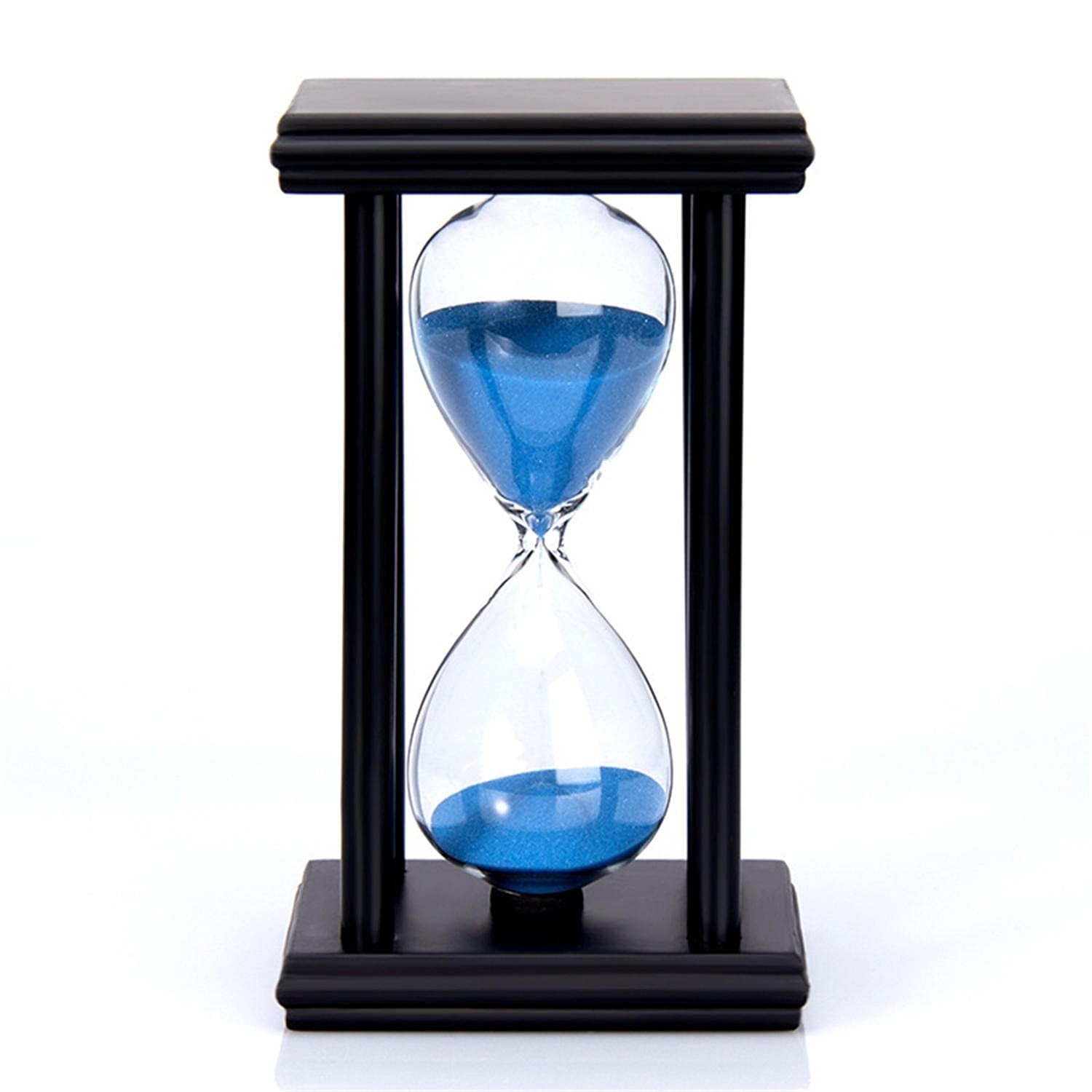 45 minutos reloj de arena temporizador de arena cocina escuela hora de madera moderna reloj de arena reloj de arena reloj de té temporizadores regalo para el hogar decoración