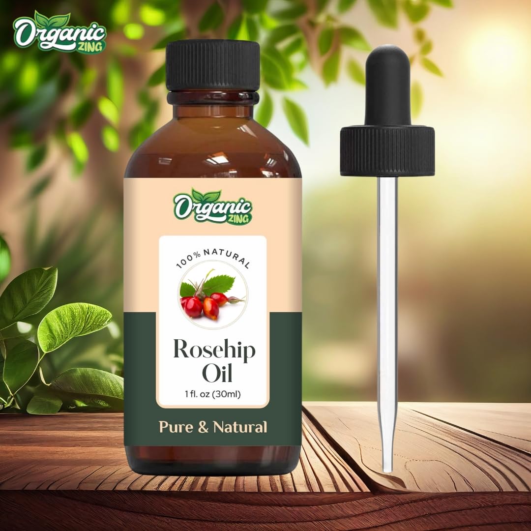 Amazon.co.jp: Organic Zing ローズヒップシードオイル 30ml（1.01 fl