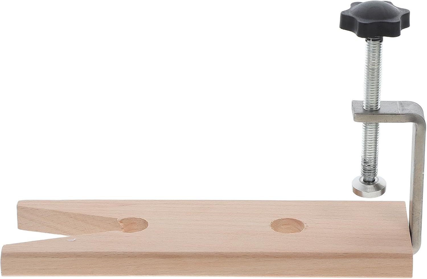 VOSAREA 2 Pcs Desk C Clamp for Jewelry Making and Hobby Projects, Heavy Duty Metal and Wood Table Mount Clamp with No Drilling Required, Versatile Usage for Desktop Thicknesses