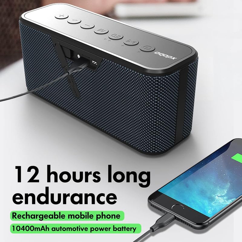 Enceinte Bluetooth Portable Xdobo X8 Plus - 80W - Étanche IPX5 - 12h Autonomie - TWS Pour Son 360° - Basses Puissantes