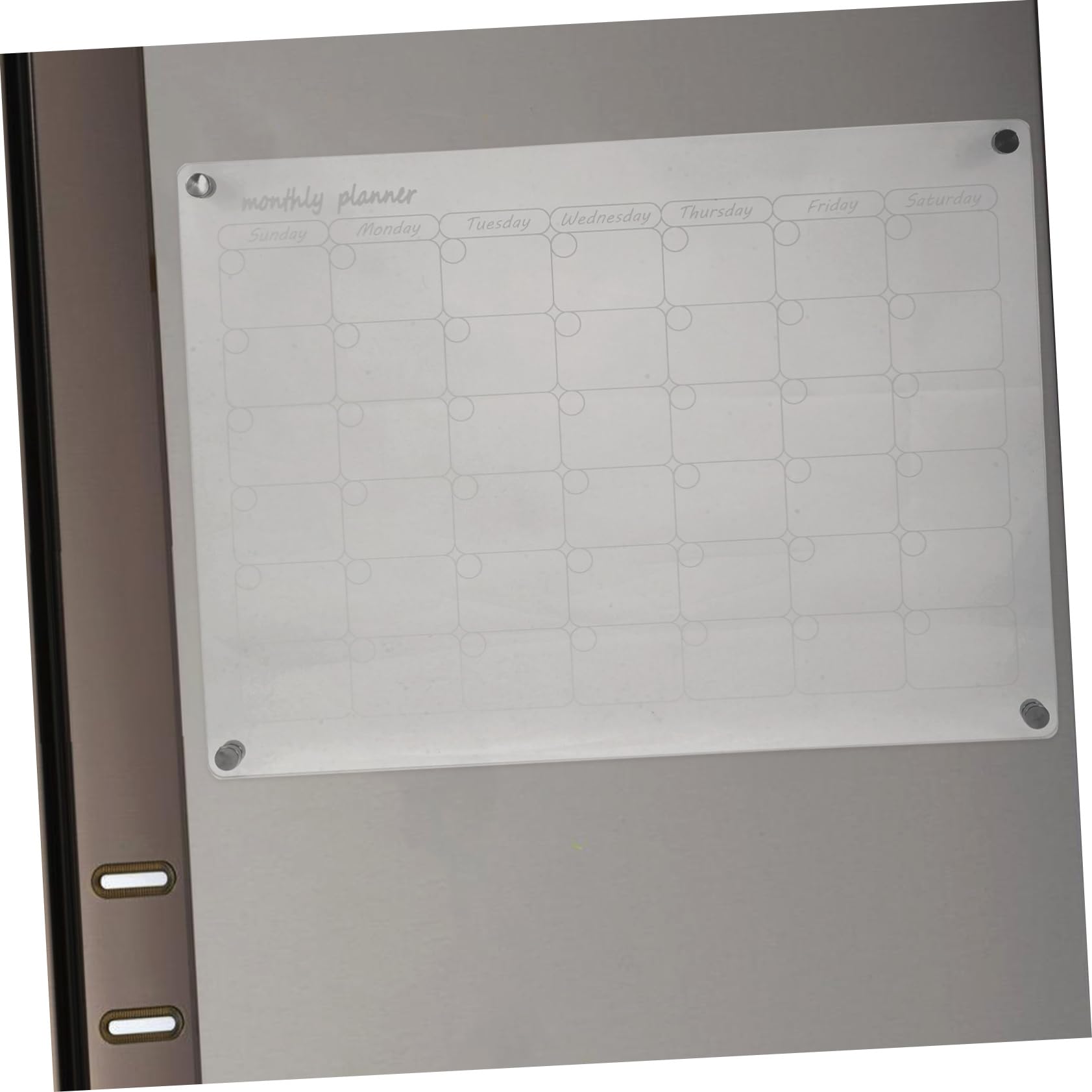 Calendrier Magnétique Effaçable à Sec Pour Réfrigérateur Tableau De Planification Des Repas Menu Hebdomadaire Et Mensuel Avec Marqueurs