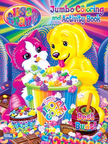Lisa Frank Jumbo Coloring & Activity Book ~ Best Buds