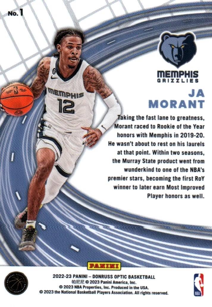 Amazon.com: Ja Morant Express Lane Prizm Donruss Optic