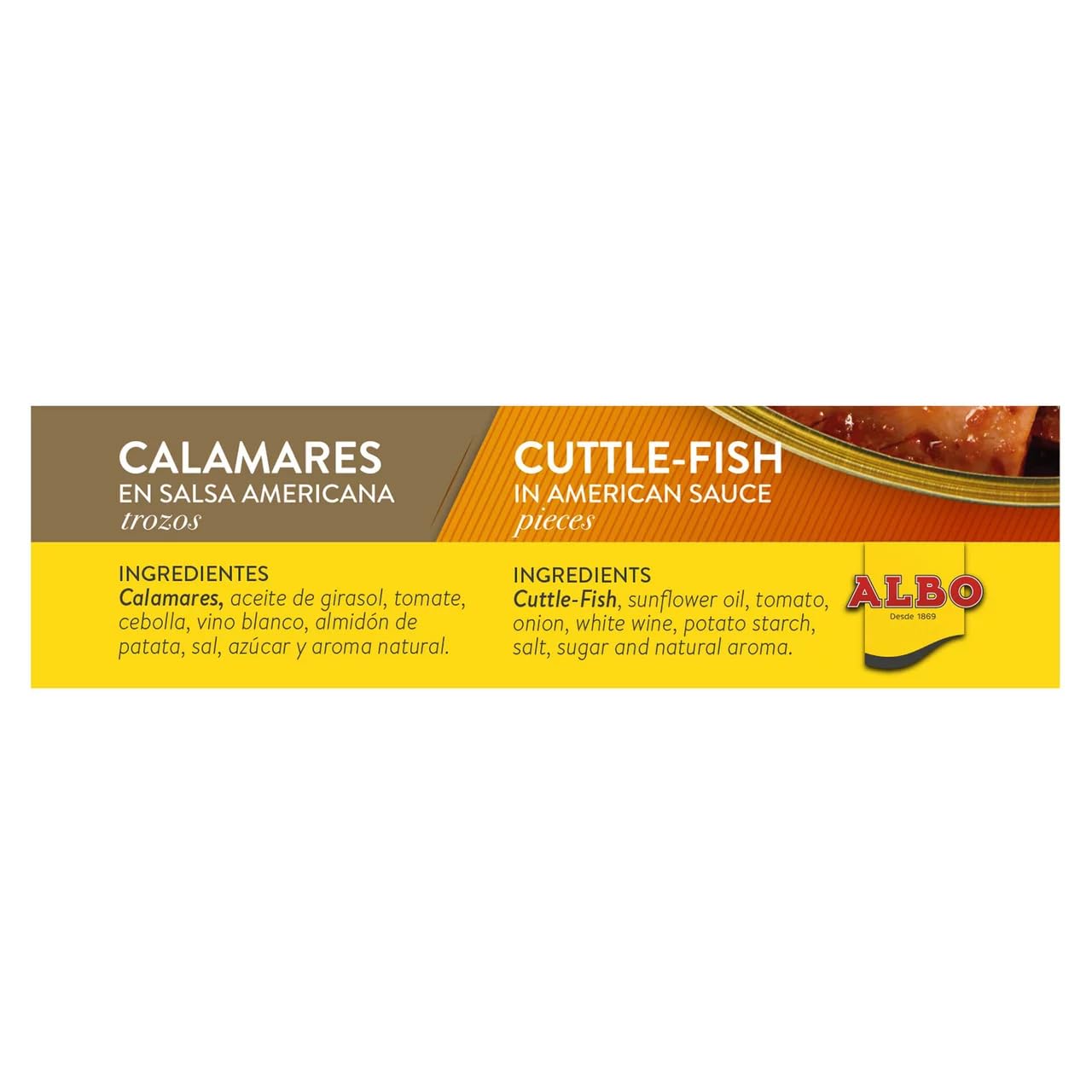 ALBO Tintenfisch in amerikanischer Soße 75 g. 9er-Packung